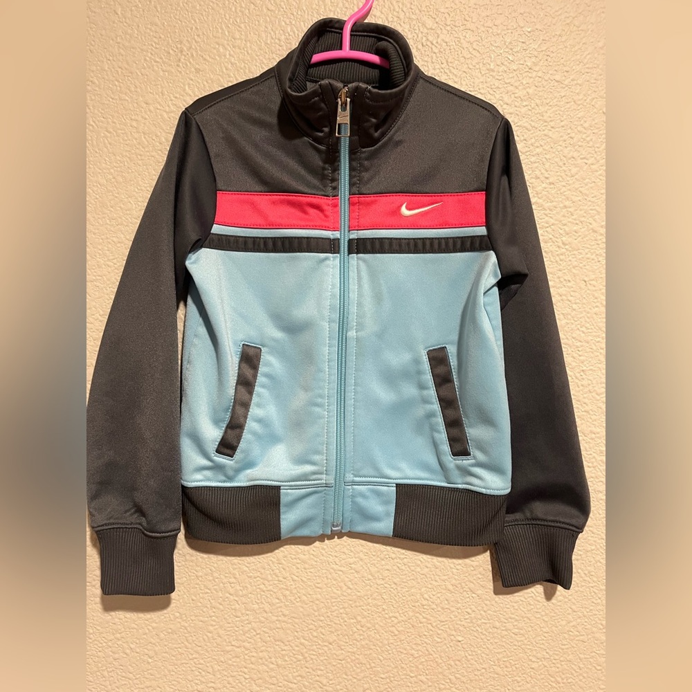 Nike Toddler Girls Color Block Track Suit Lightweight Jacket Size 4